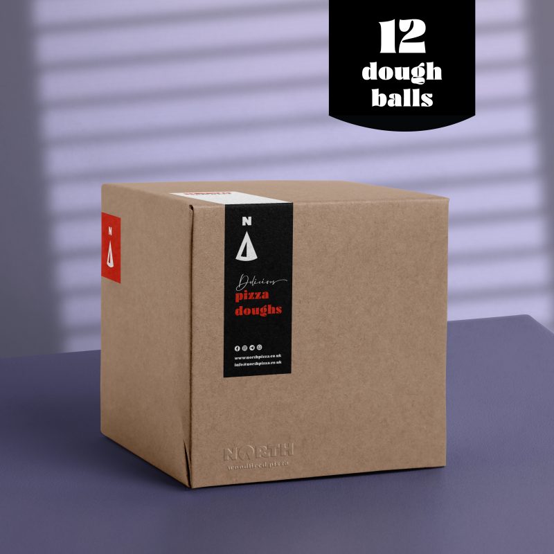 North Pizza dough packaging - NEW YORK PIZZA DOUGH X12