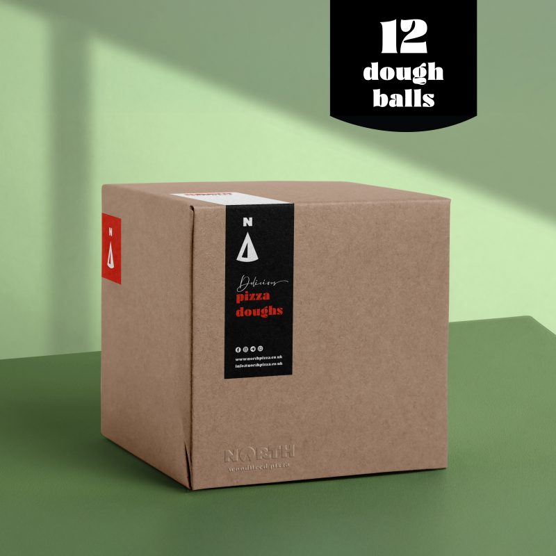 North Pizza dough packaging - NORTH PIZZA DOUGH X12