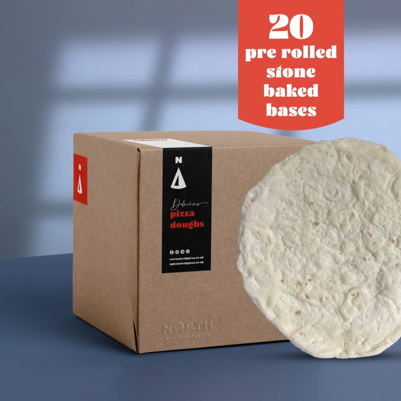 North Pizza dough packaging - PRE ROLLED X20