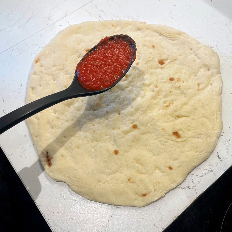 North Pizza dough packaging - filler 145
